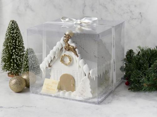 Brunetti Classico’s handcrafted Gingerbread House.